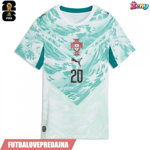 Lacne Ženy Futbalové dres Portugalsko Joao Cancelo #20 MS 2026 Krátky Rukáv - Preč